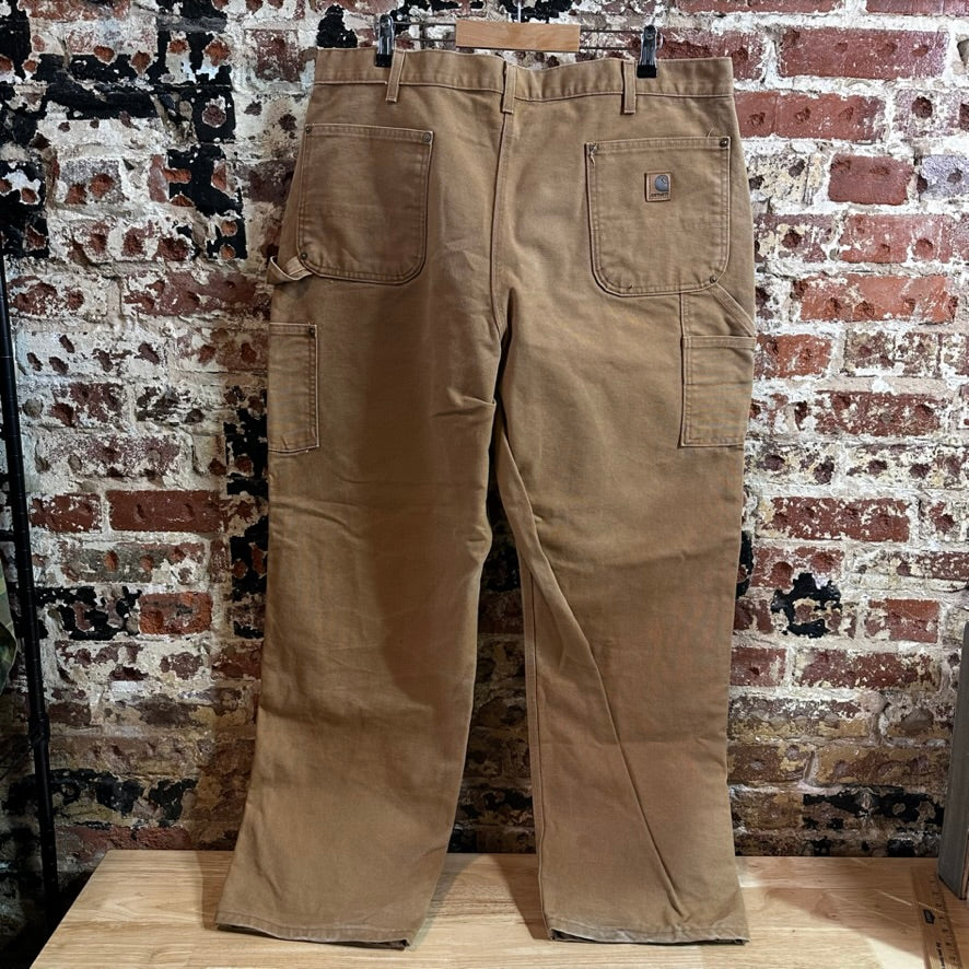 Carhartt B136 BRN Mens 40x32 Double Knee Pants