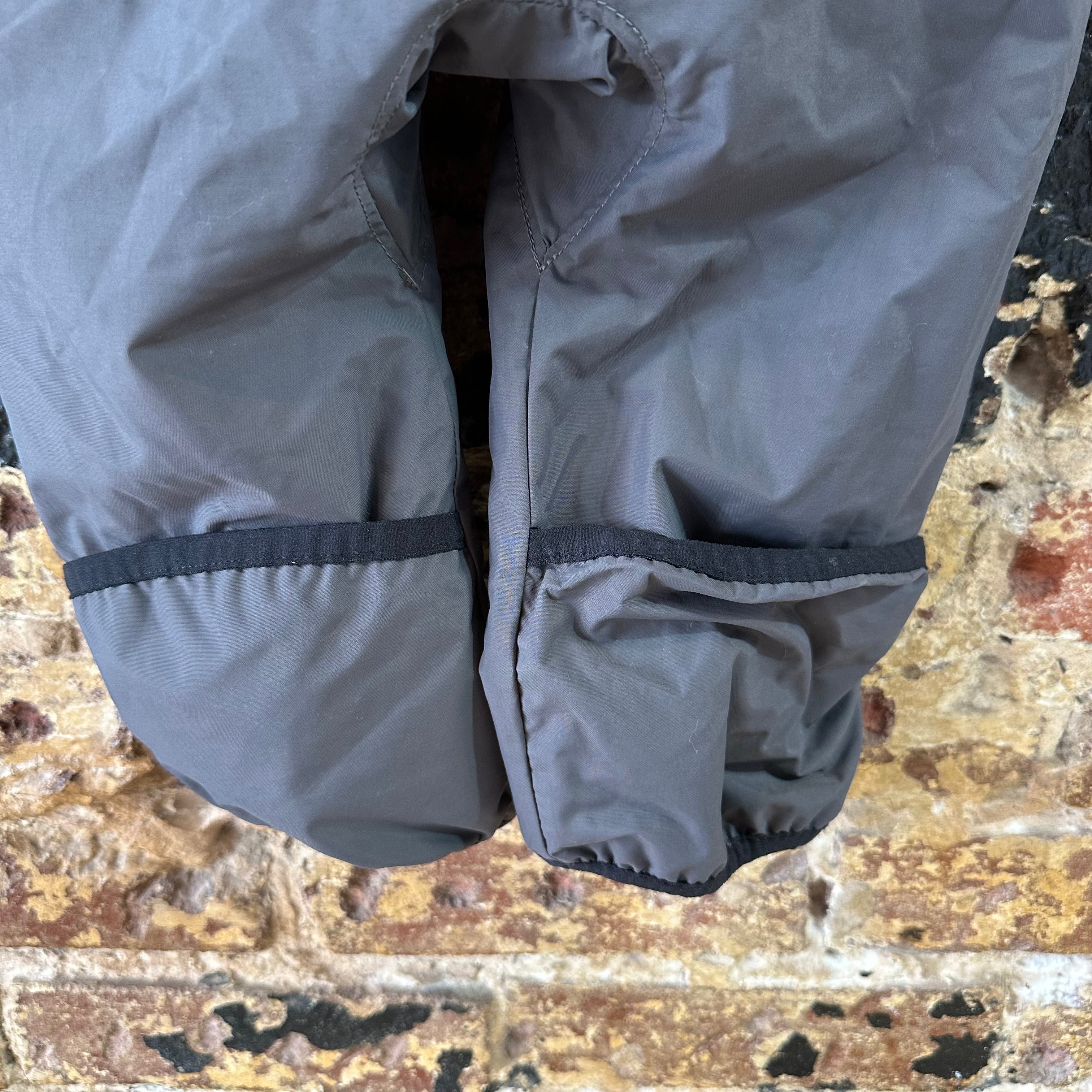 Columbia Snowsuit Infant 18M Gray Black Bunting Hooded One Piece Omni-Tech