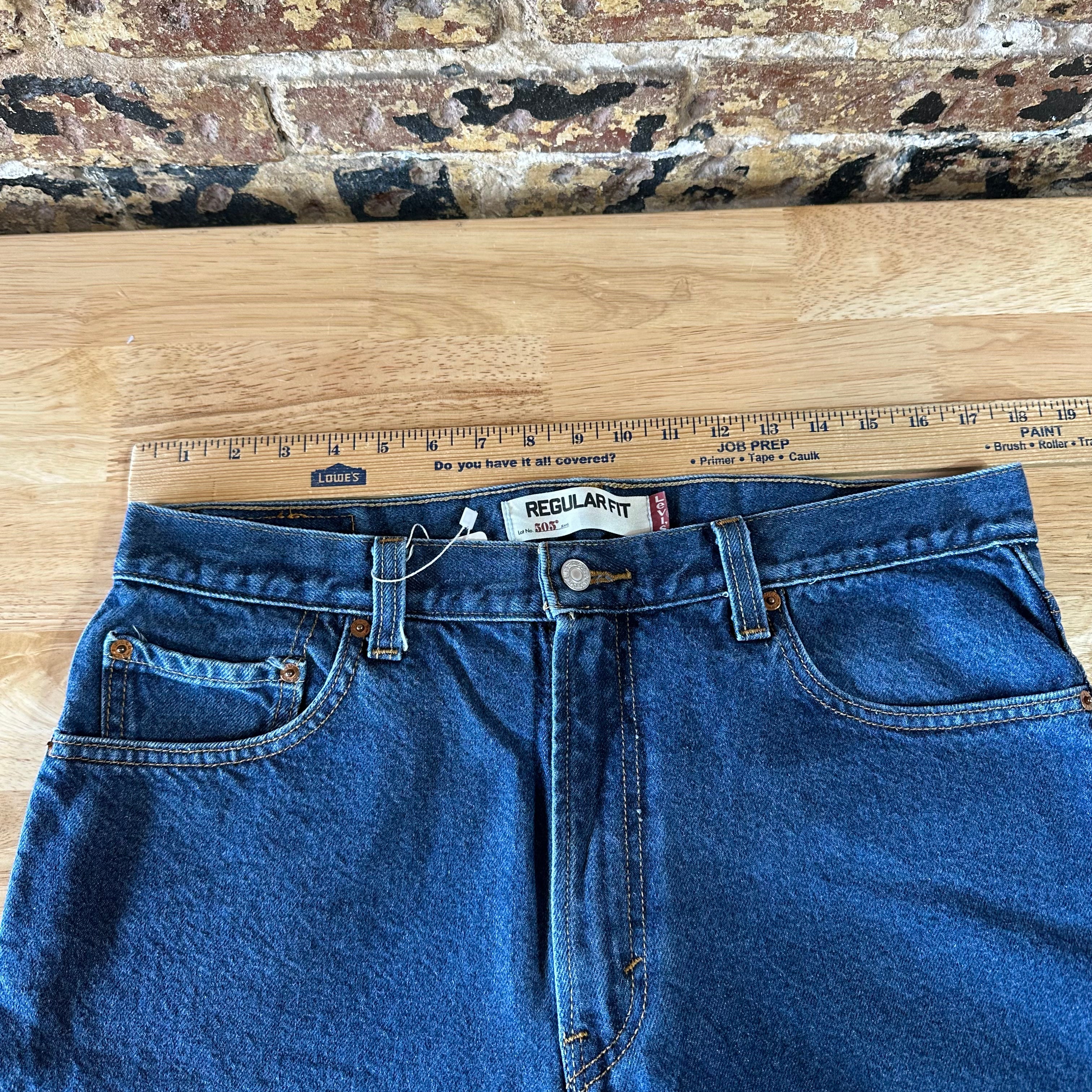 Levi's 505 Mens 36x30 Blue Jeans