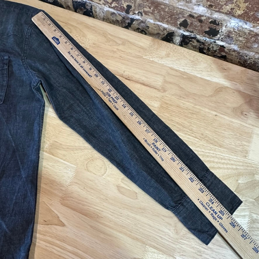 Levi's Men's Large Black Western Shirt