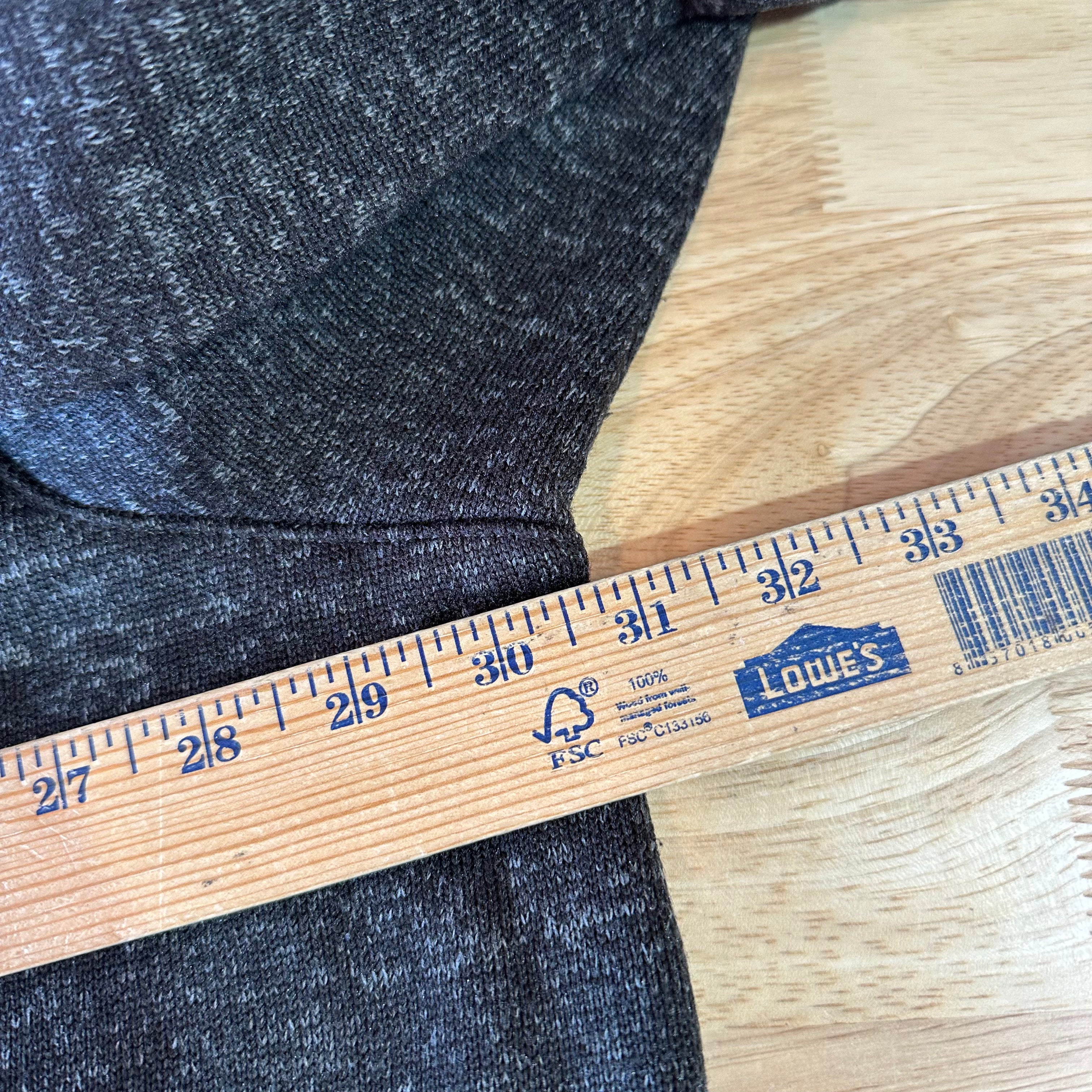 Red Head Pullover Sweater Mens 4XL Brown 1/4 Button Heathered Knit Fleece