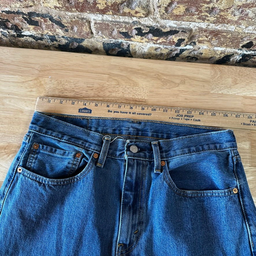 Levis 505 Mens 34x34 Blue Jeans