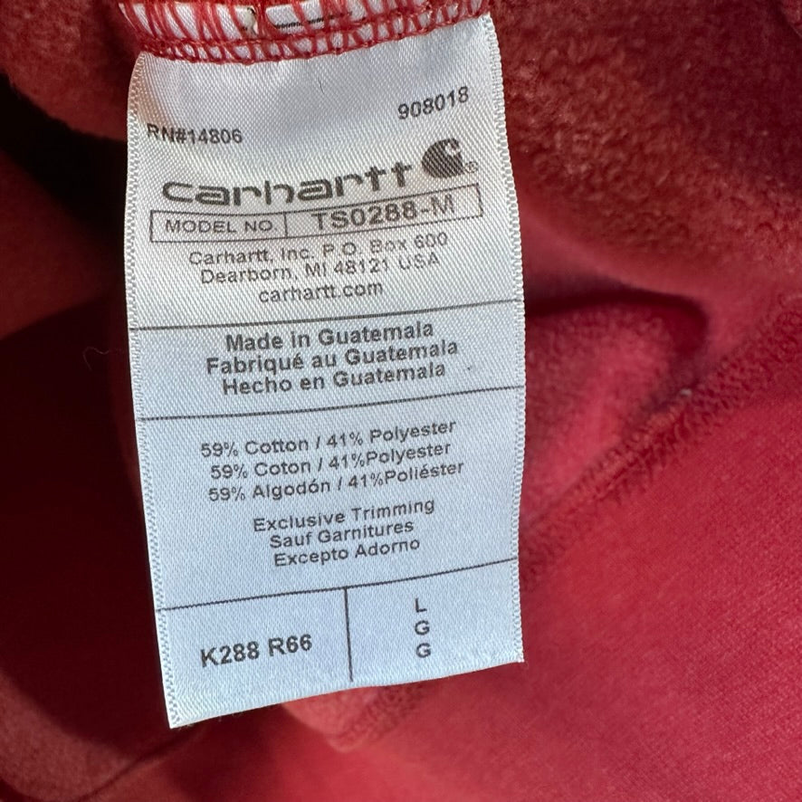 Carhartt Men's Large Red Hoodie