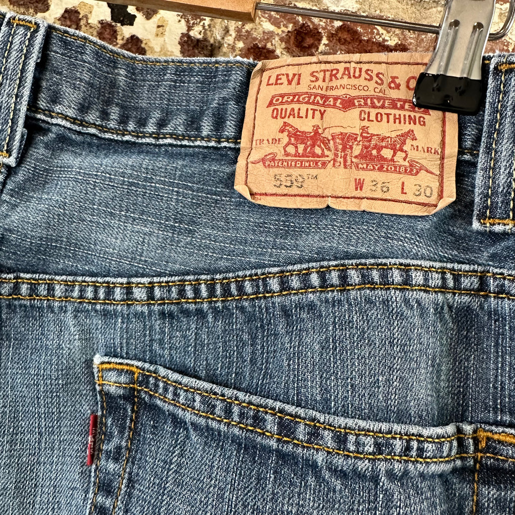 Levi's 559 Mens 36x30 Blue Jeans