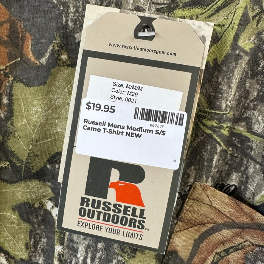 Russell Medium S/S Camo T-Shirt NEW