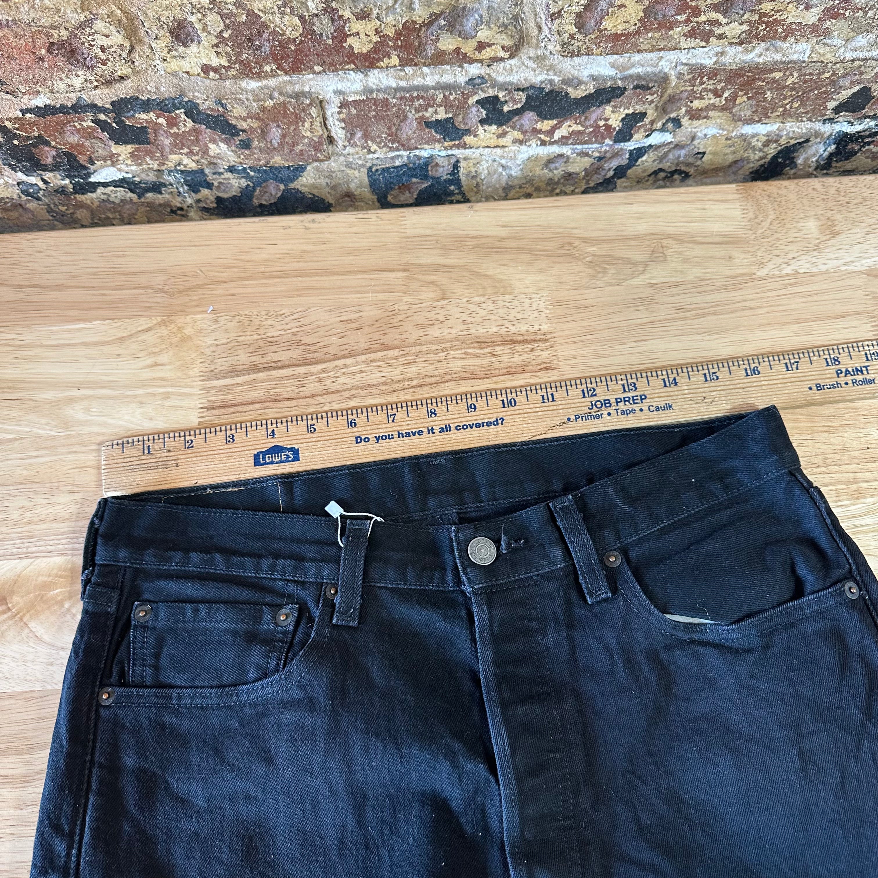 Levi's 501 Mens 32x34 Black Jeans