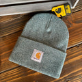 Carhartt A18 Rib Knit Cuffed Beanie greenish blue NEW Hat One size