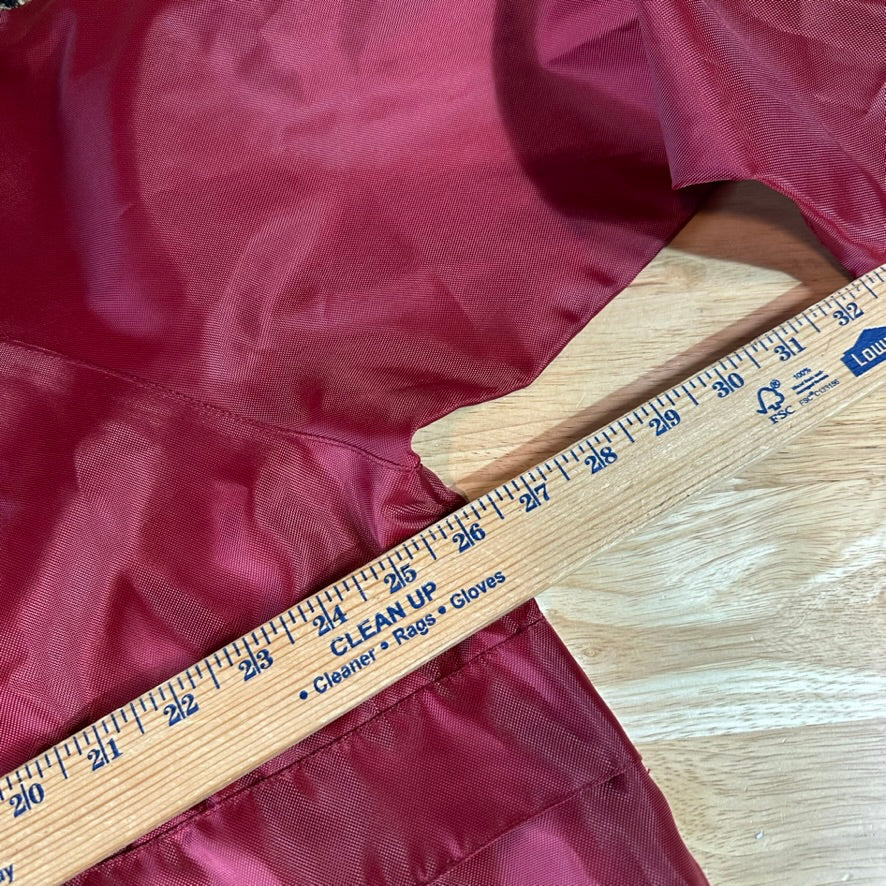 VTG Red Oak Mens Large REd Windbreaker