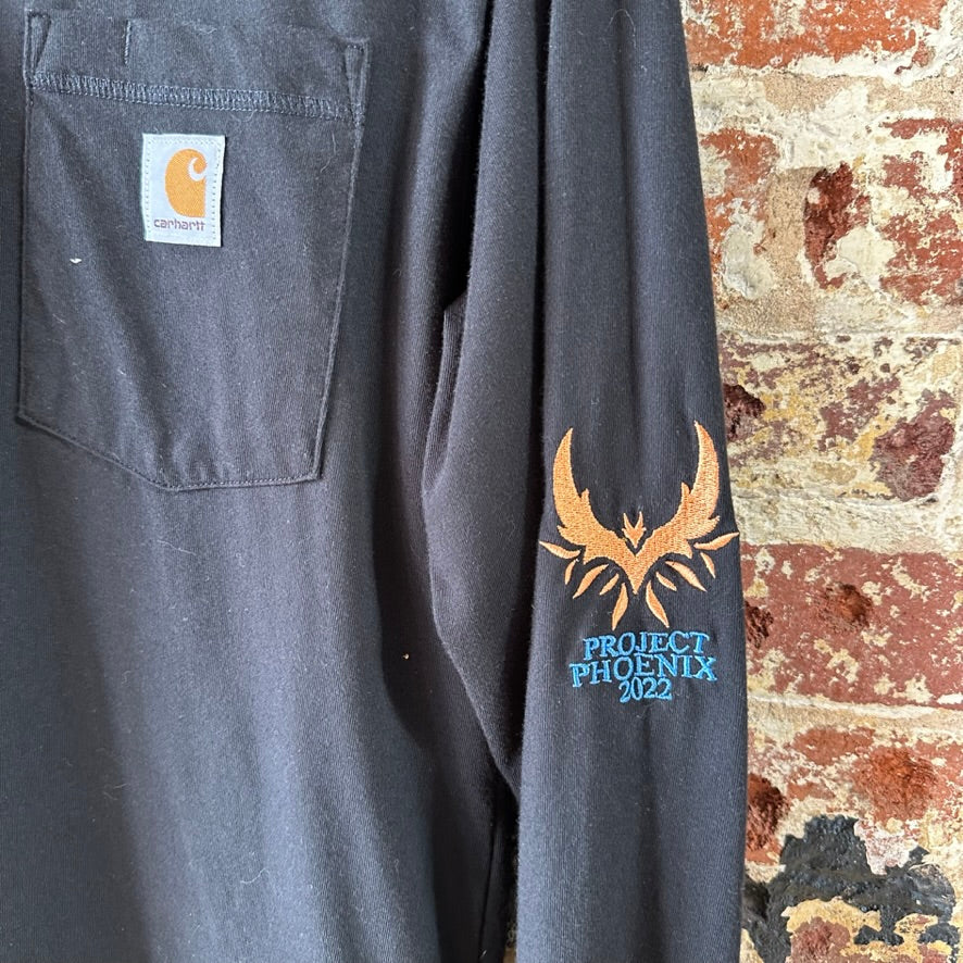 Carhartt Mens Medium Long Sleeve 1/4 Shirt