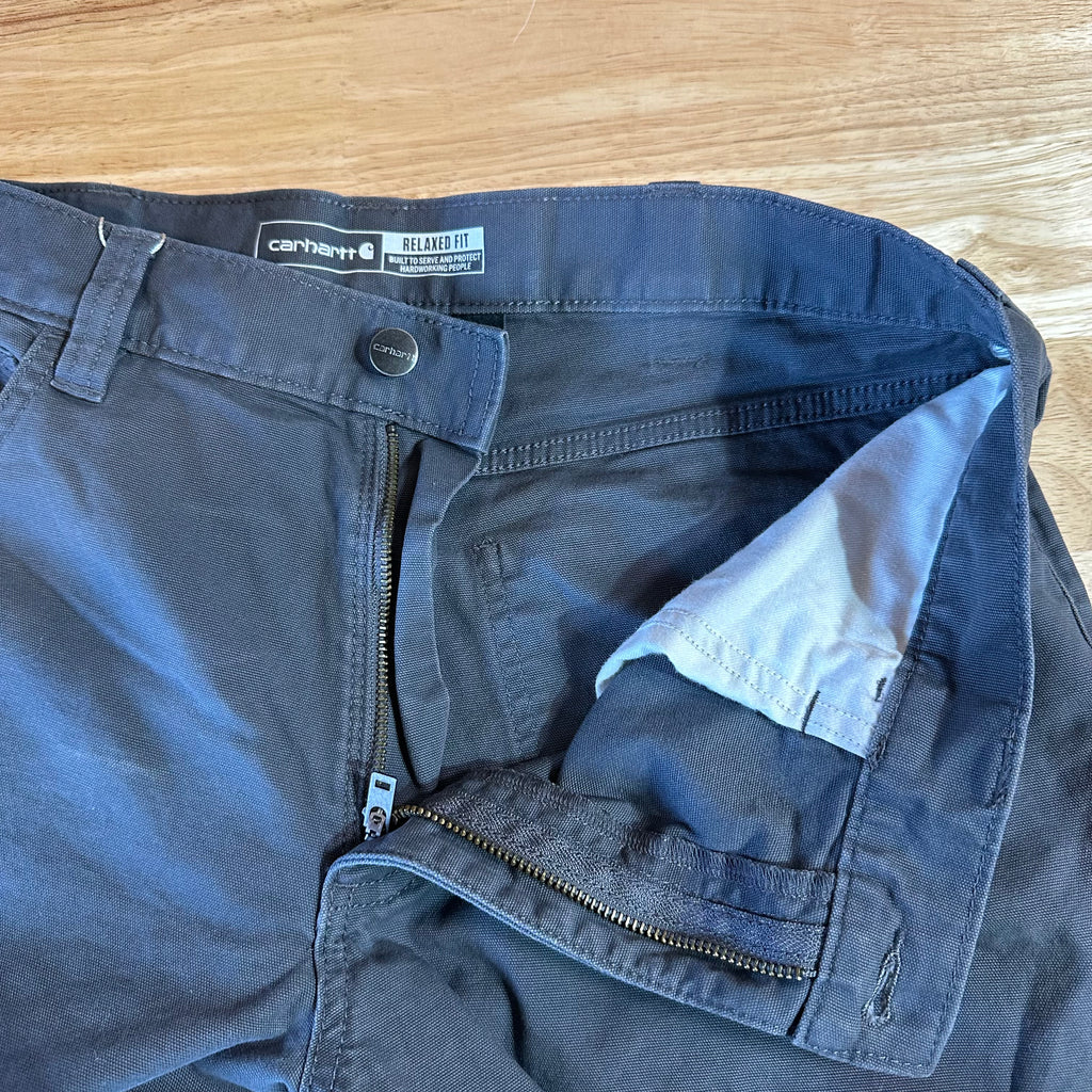 Carhartt Mens 34x32 Gray Pants