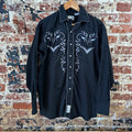 VTG Panhandle Men's Medium Black Western Shirt
