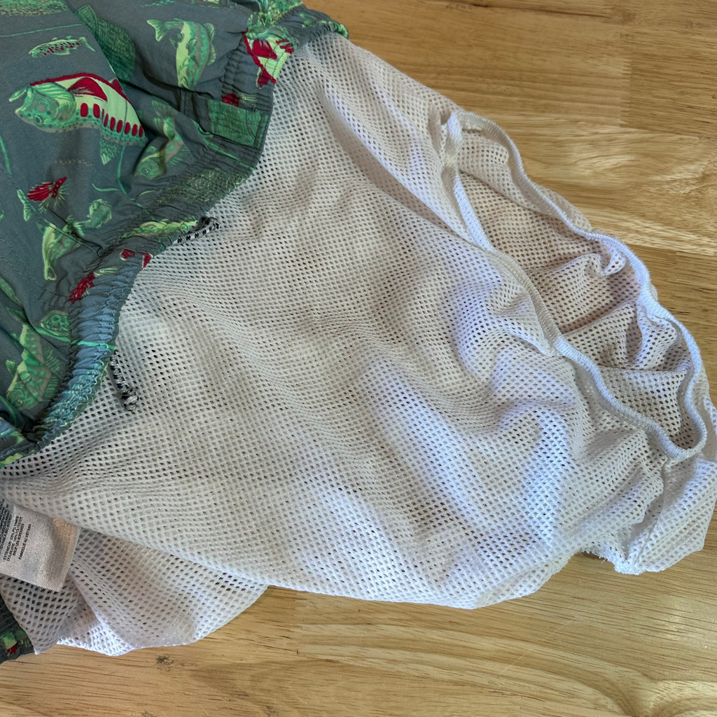 Columbia PFG Swim Mens XL Green Fishing Shorts 5.5 Inch Inseam Fish