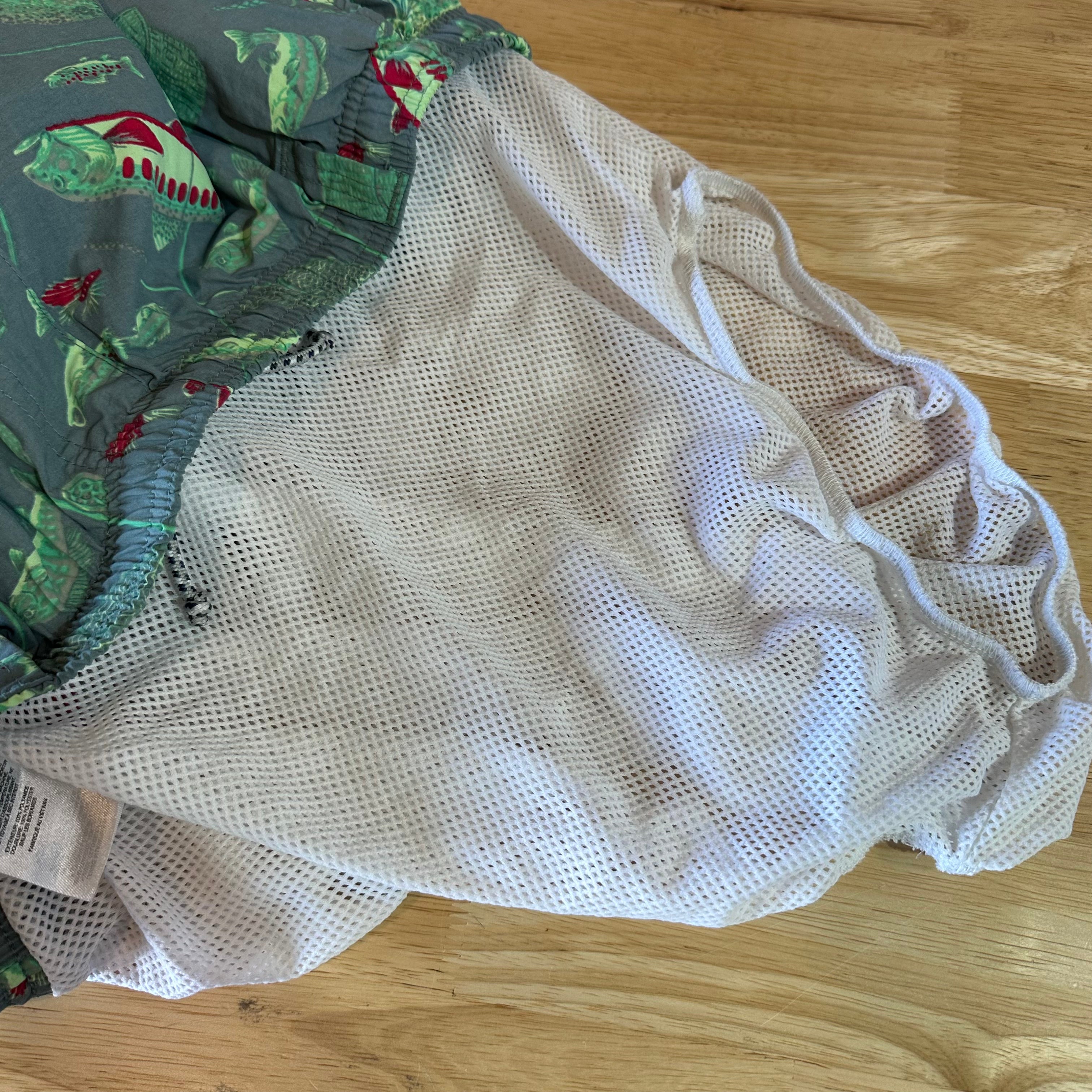Columbia PFG Swim Mens XL Green Fishing Shorts 5.5 Inch Inseam Fish