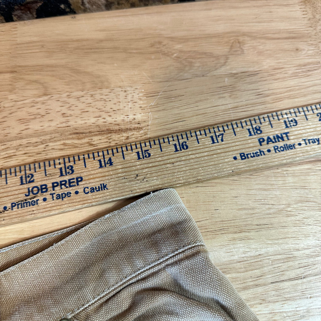 VTG Carhartt 62W Brown Mens 33x30 Double Knee Pants