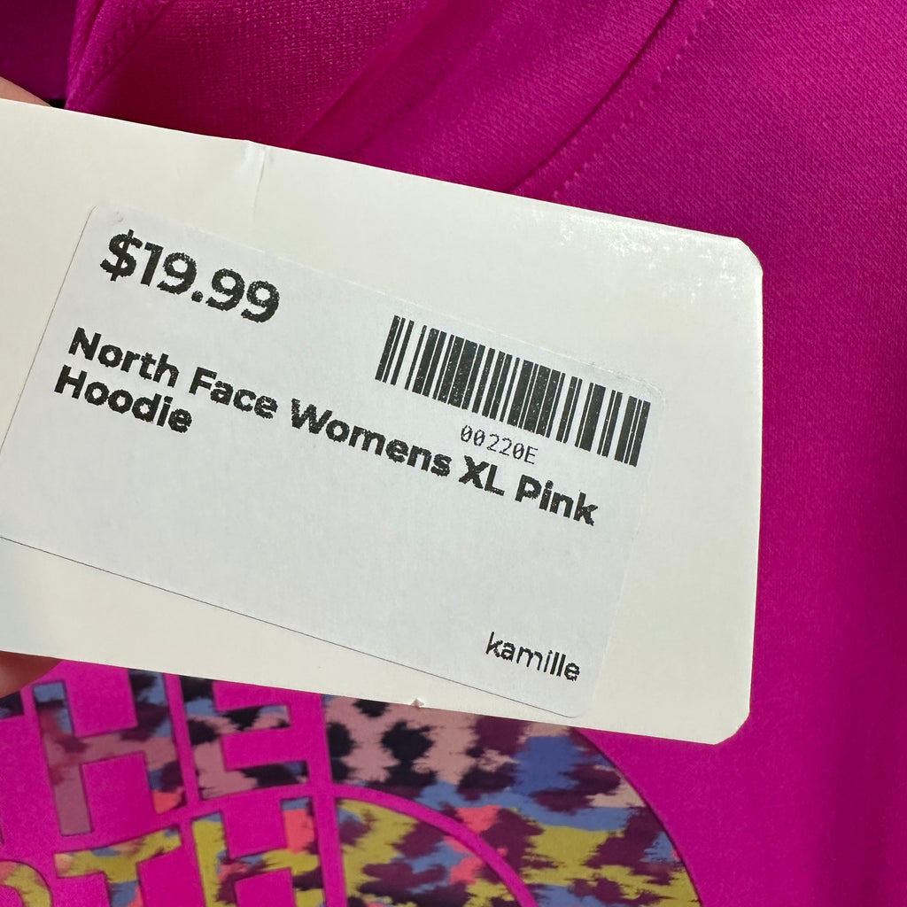 The North Face Fleece Womens XL Pink hoodie