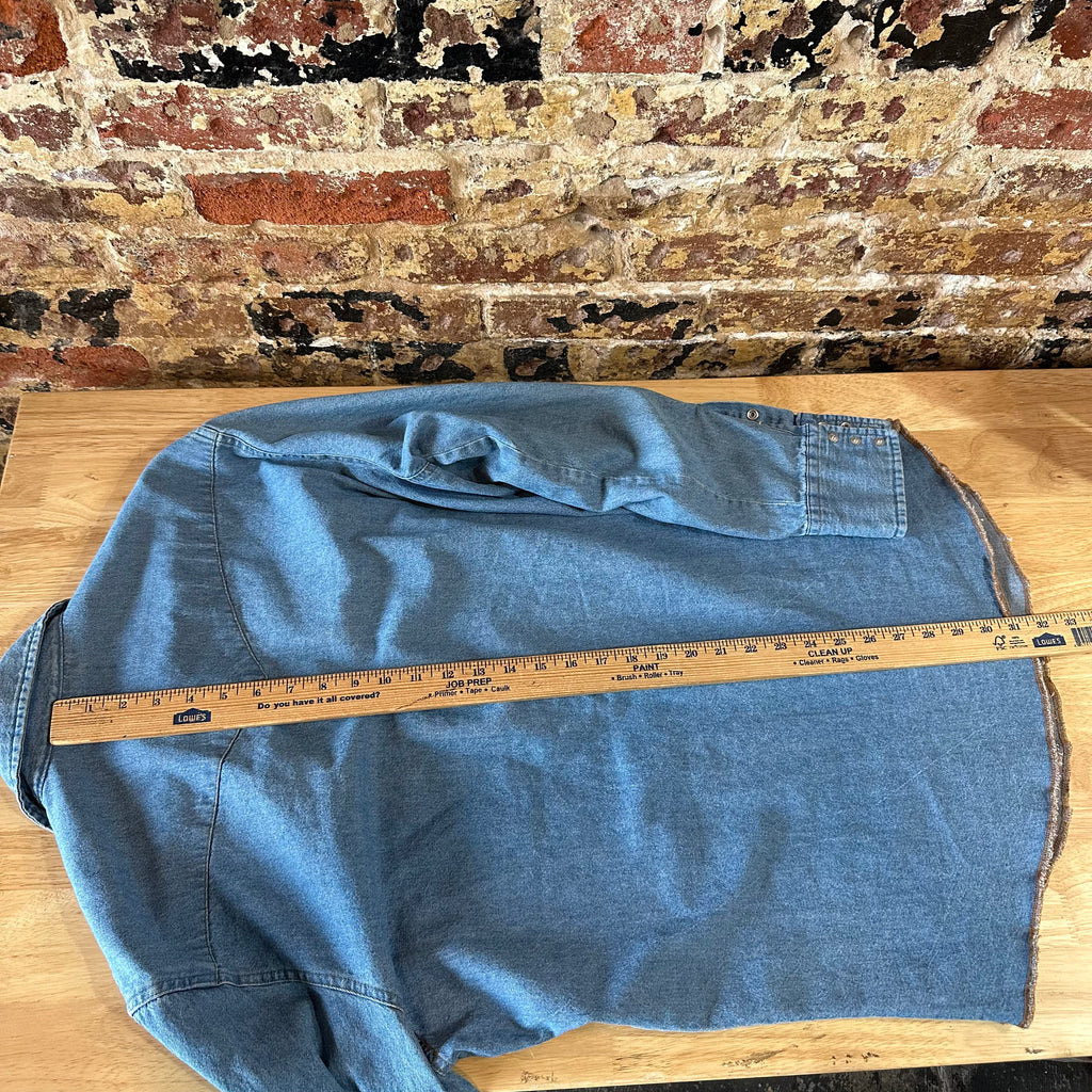 Wrangler Men's Large Blue Western Shirt
