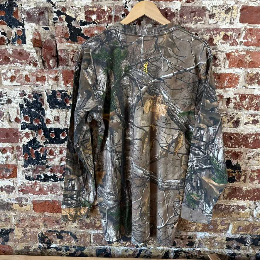 Browning Large L/S Camo T-Shirt NEW