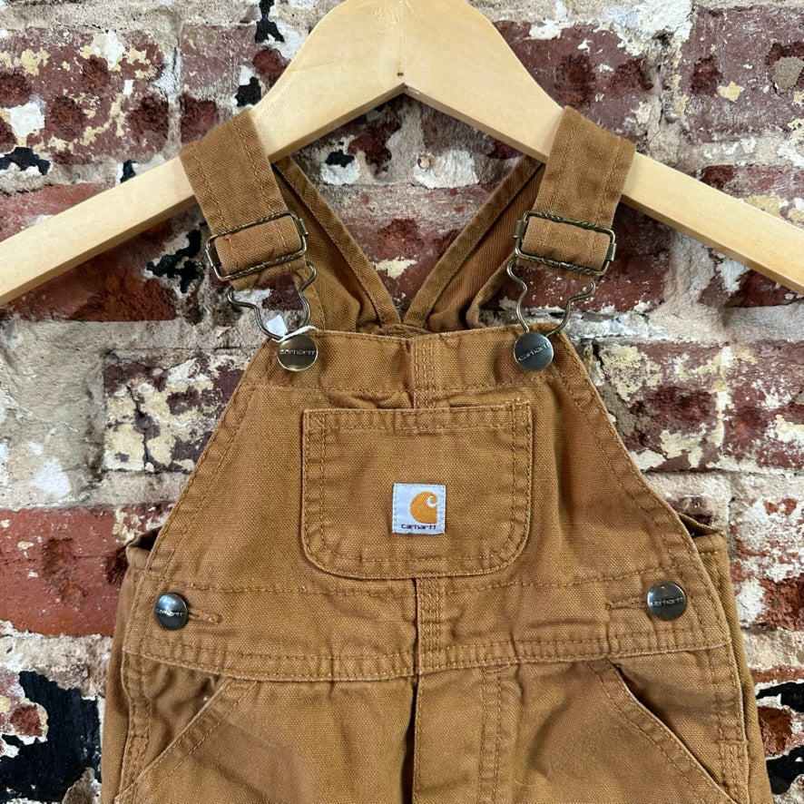 Carhartt Brown Bibs Boys 9M