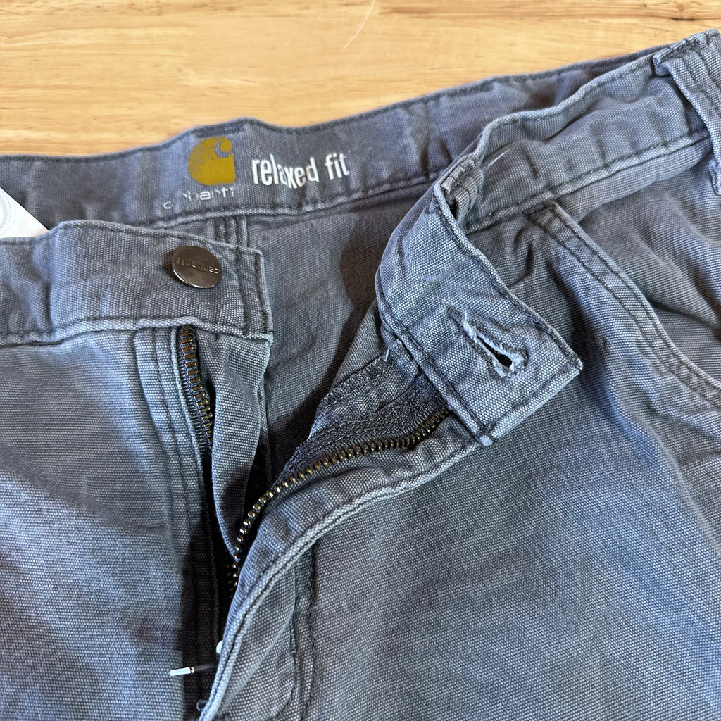 Carhartt Mens 32x30 Gray Pants