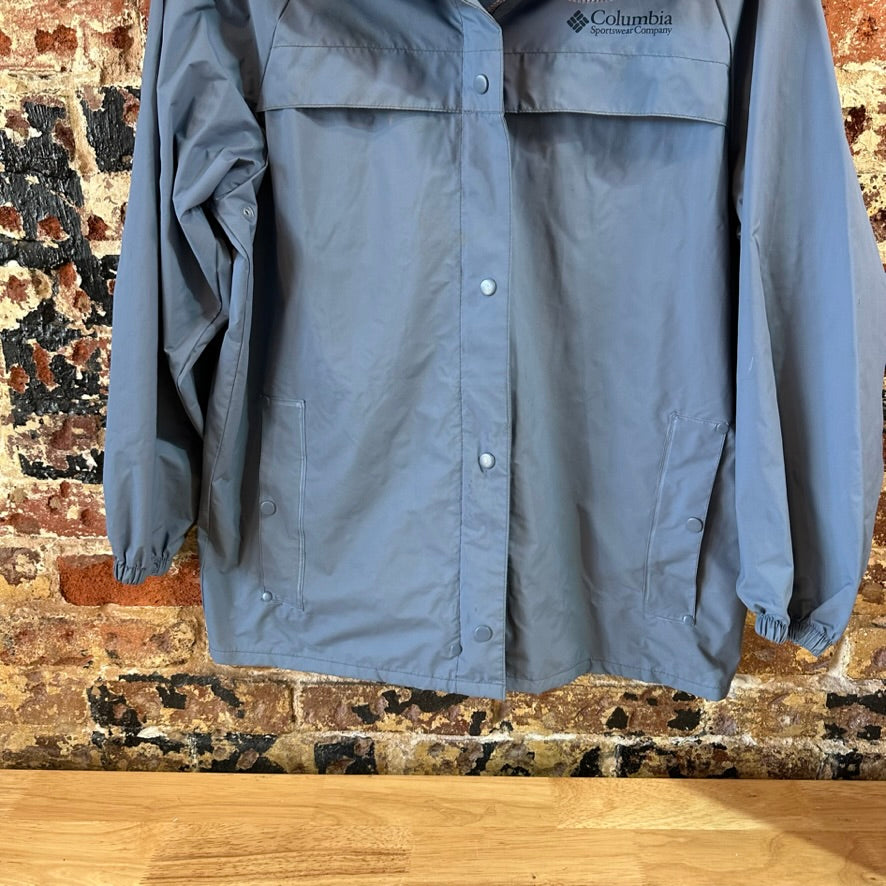 Columbia Women's Medium Blue Rain Jacket