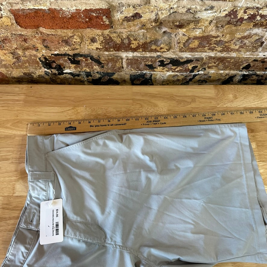 Columbia PFG Shorts Mens 36 Gray Fishing Outdoor Hiking 10" inseam