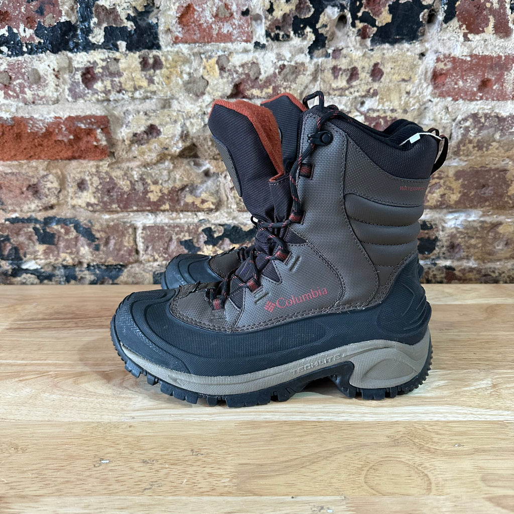 Columbia Bugaboot II Boots Mens Size 8 - Black, Brown Hiking Waterproof