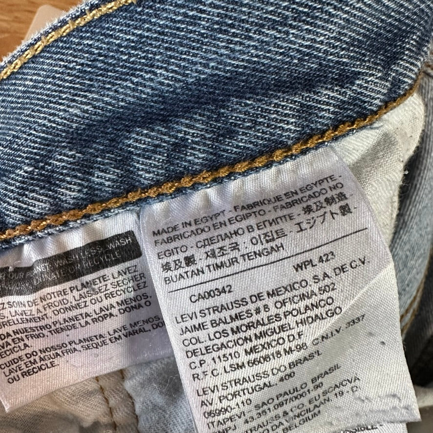 Levi's 501 Mens 34x30 Blue Jeans