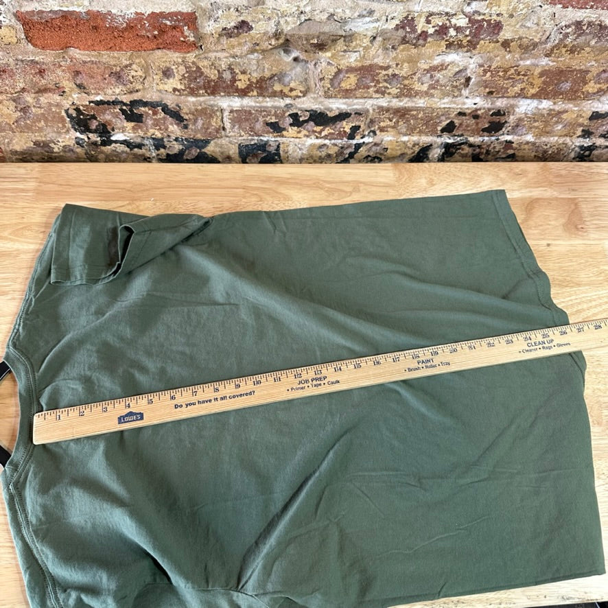 VANS off the wall T-Shirt Mens Large Green Short Sleeve