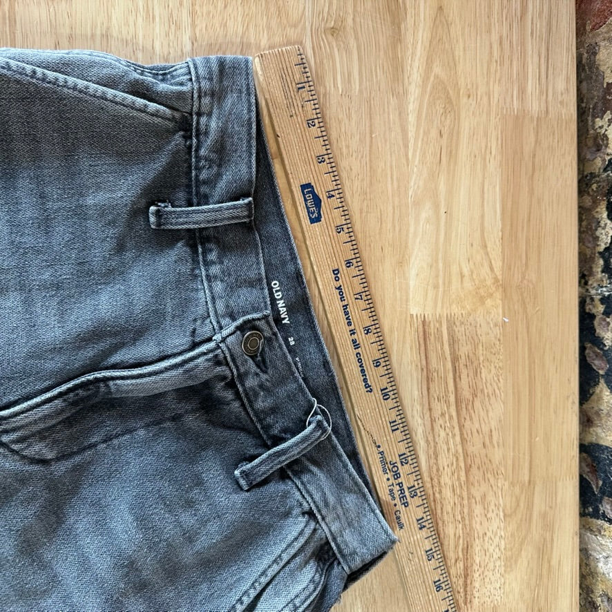 Old Navy Mens 28 Black/Gray Shorts