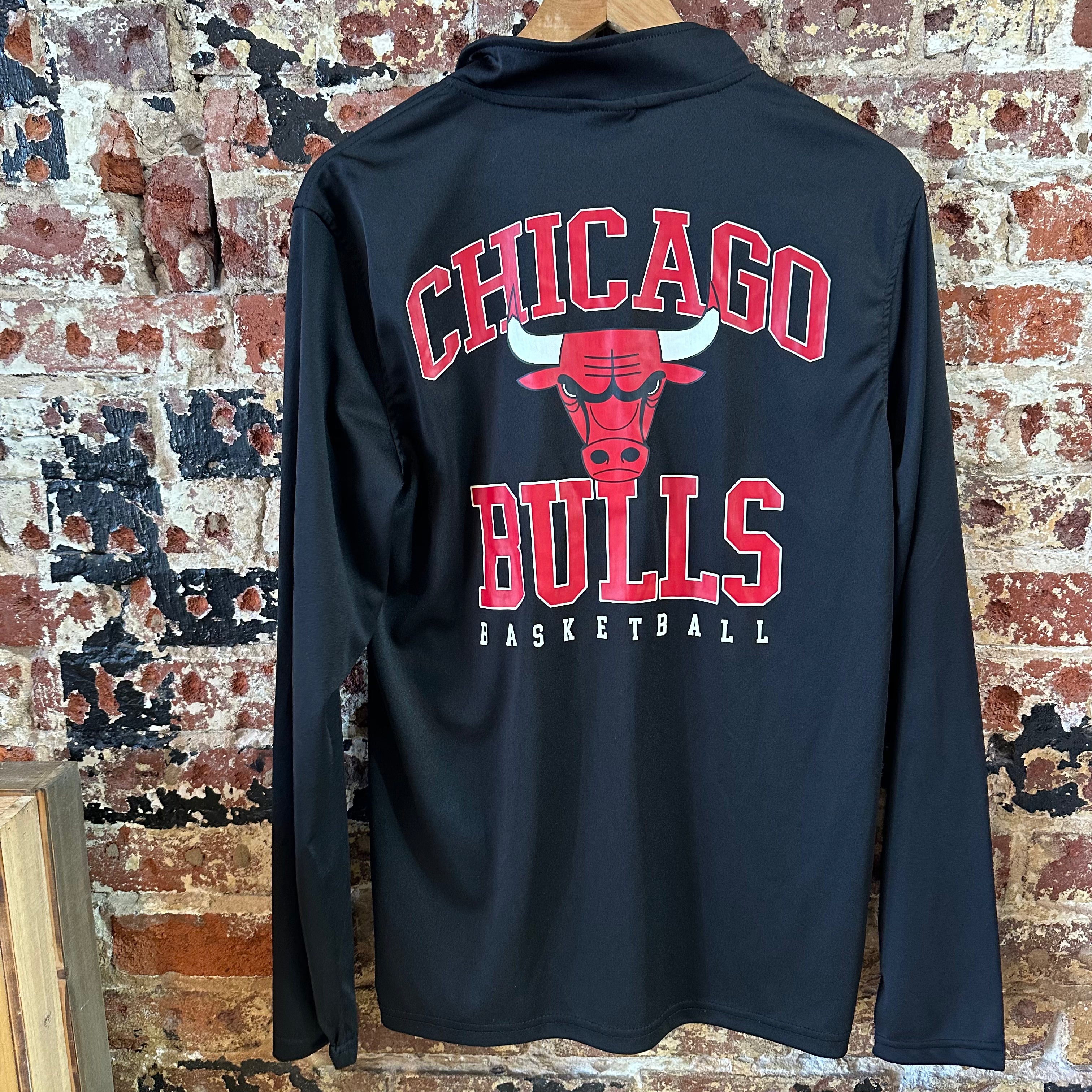 NBA Bulls Mens Small 1/4 zip