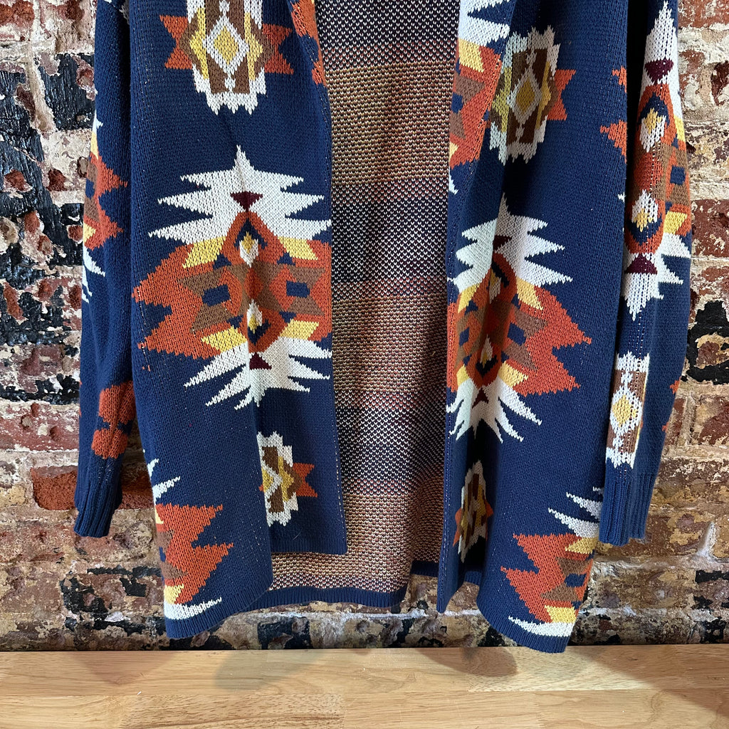 Lucky Brand Womens Medium Aztec Cardigan