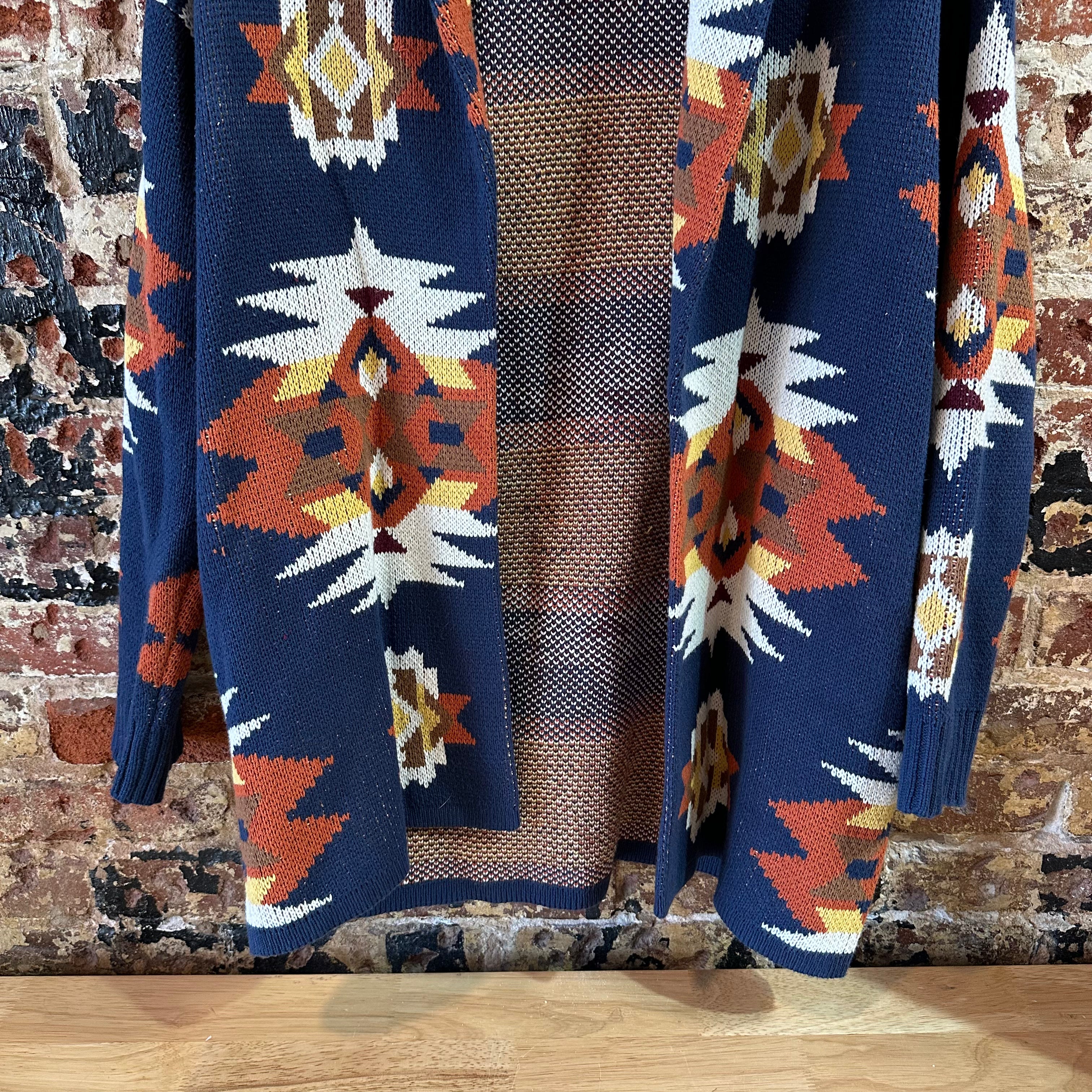 Lucky Brand Womens Medium Aztec Cardigan