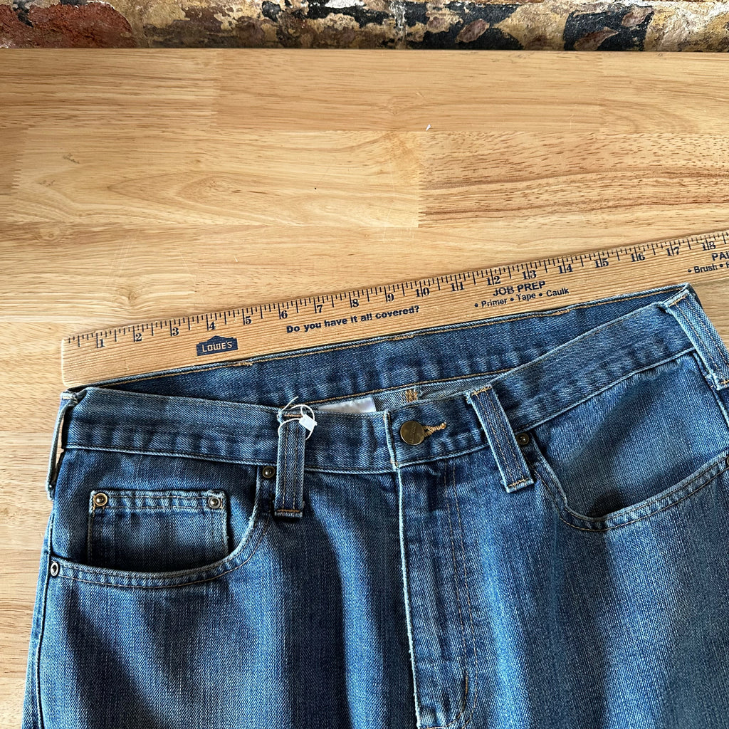 Carhartt Mens 34x30 Blue Jeans