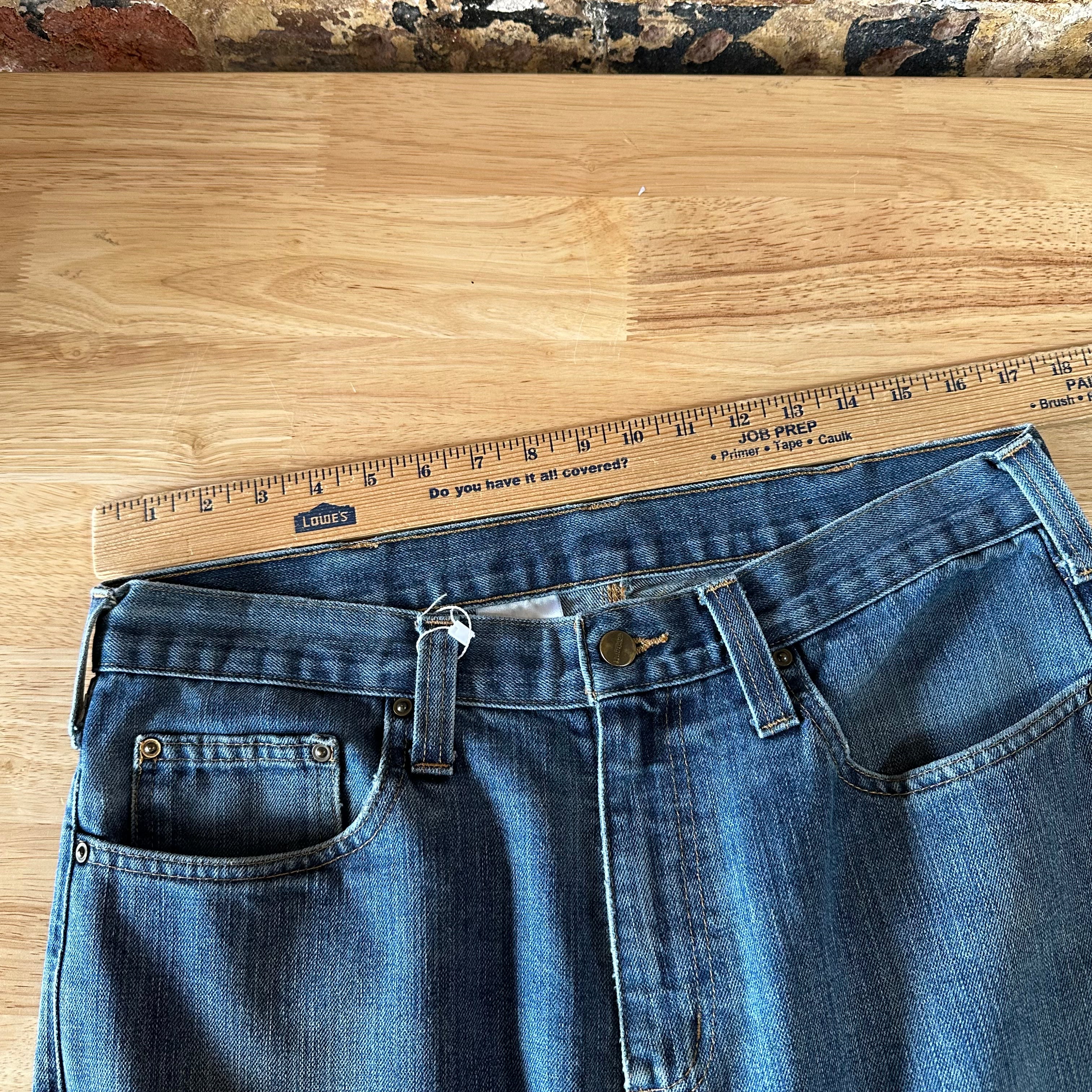 Carhartt Mens 34x30 Blue Jeans