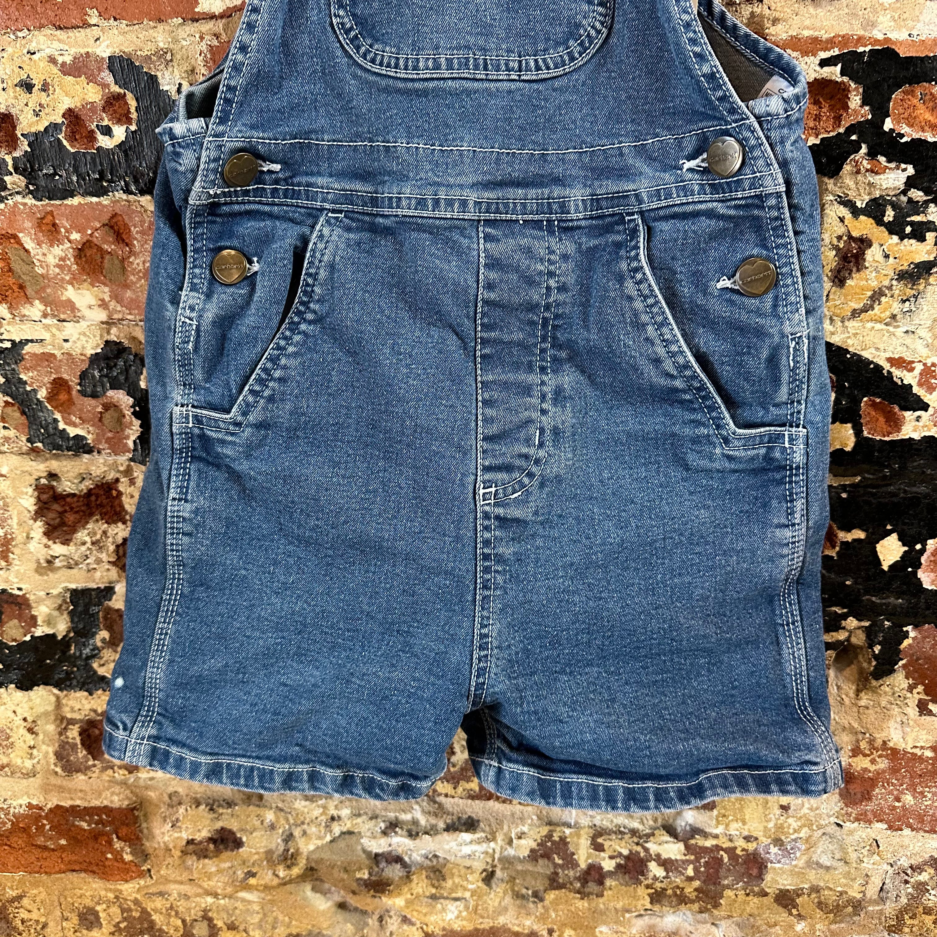 Carhartt Girls 8 Short Overalls