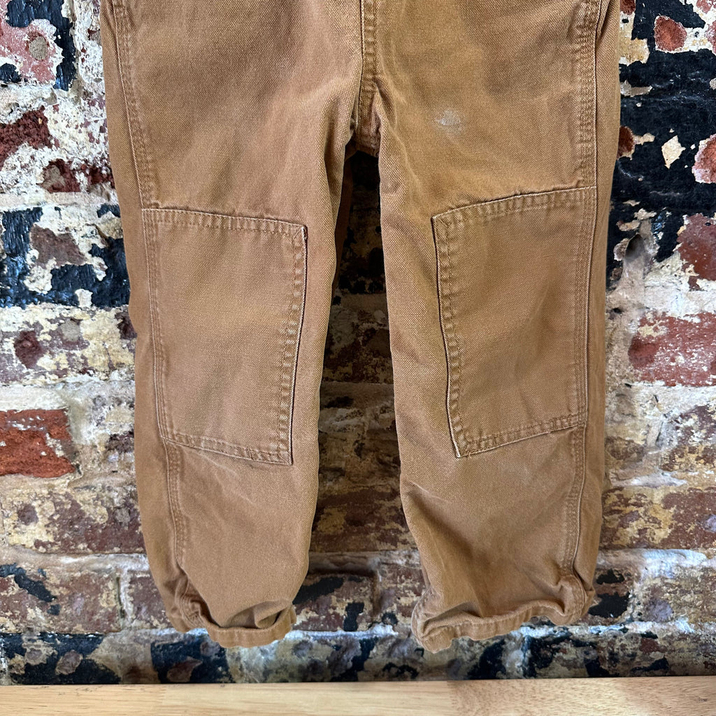 Carhartt Overalls Canvas Brown toddler boys 4T Bibs