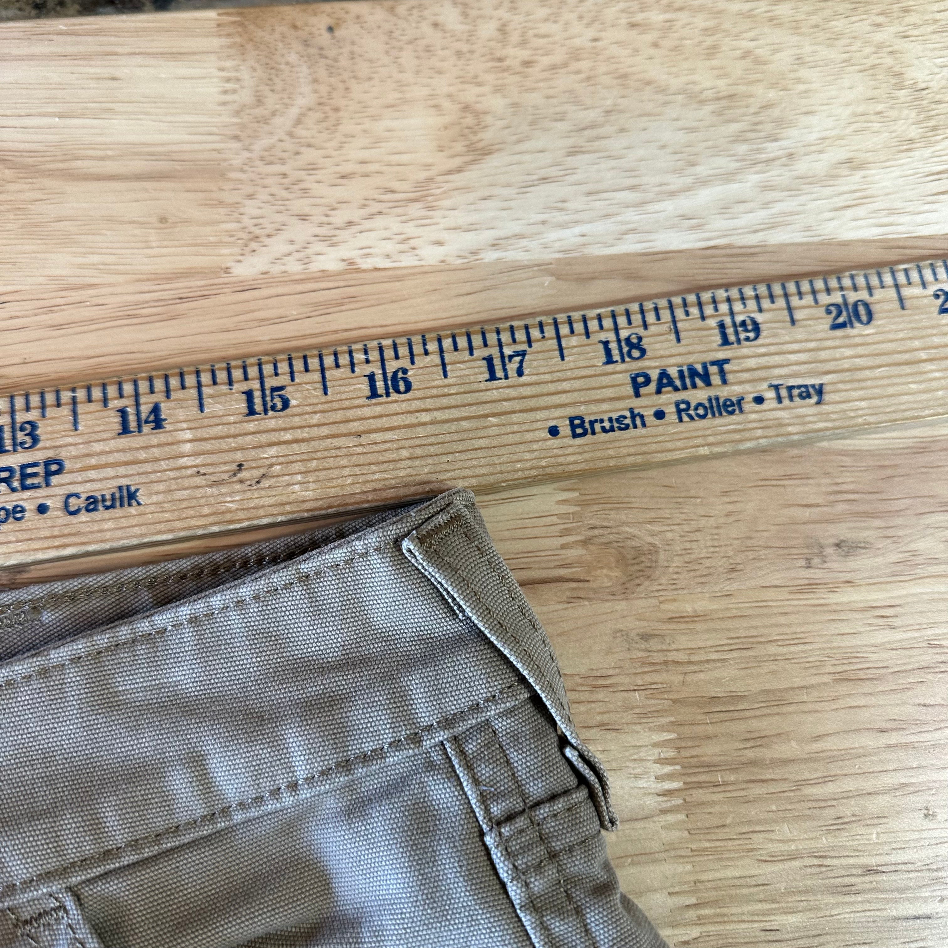 ARIAT REBAR Made Tough Work Shorts Carpenter Tan Perfect Rise Womens 30 (33x6)
