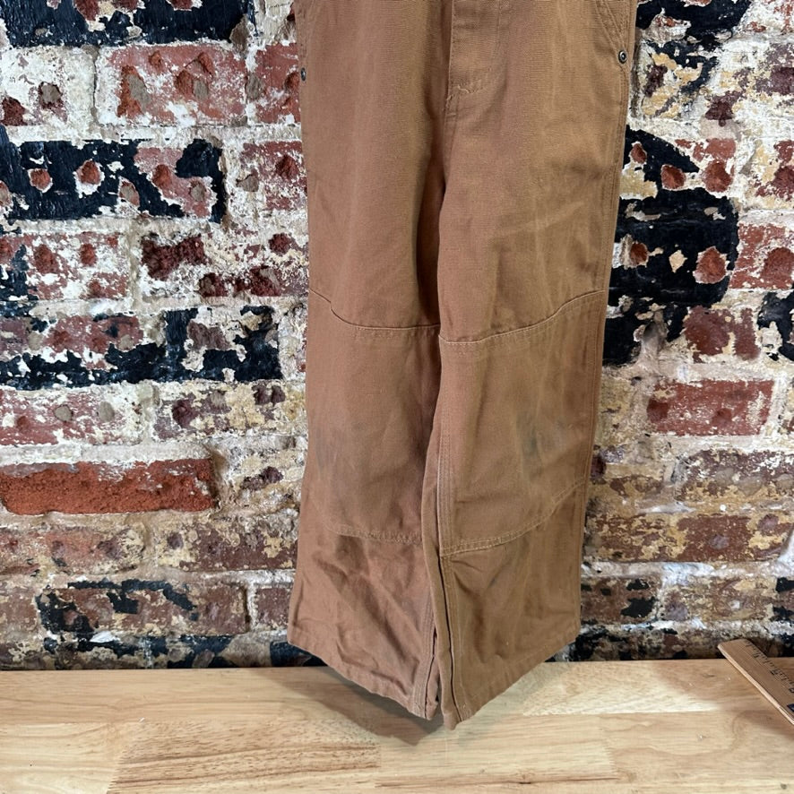 Carhartt Overalls Canvas Brown boys 5 Bibs
