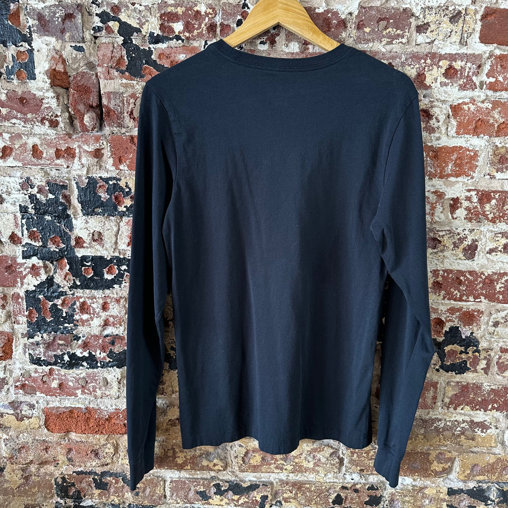 Nike Basketball Graphic Sleeves Mens Size Small Black Long Sleeve T-Shirt