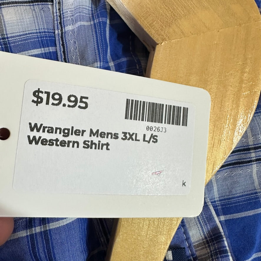Wrangler Men's 3XL Button Up Shirt