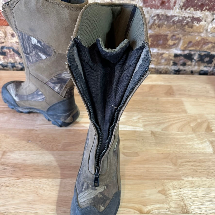 Cabela’s Camouflage Hunting Snake Boots Size 6.5 Green Camo