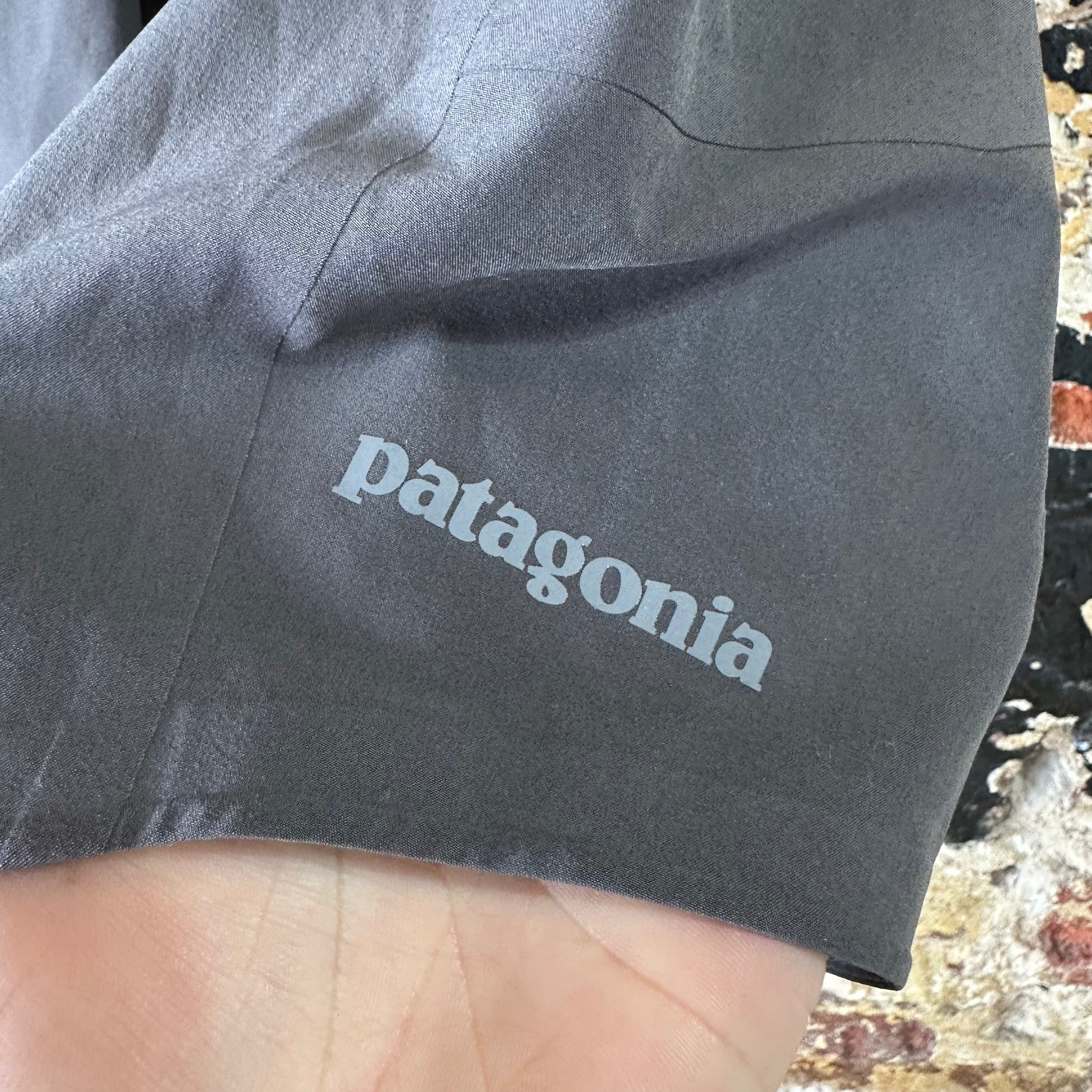 Patagonia Bike Shorts Womens 0 Gray Pull on 27x11" Lightweight