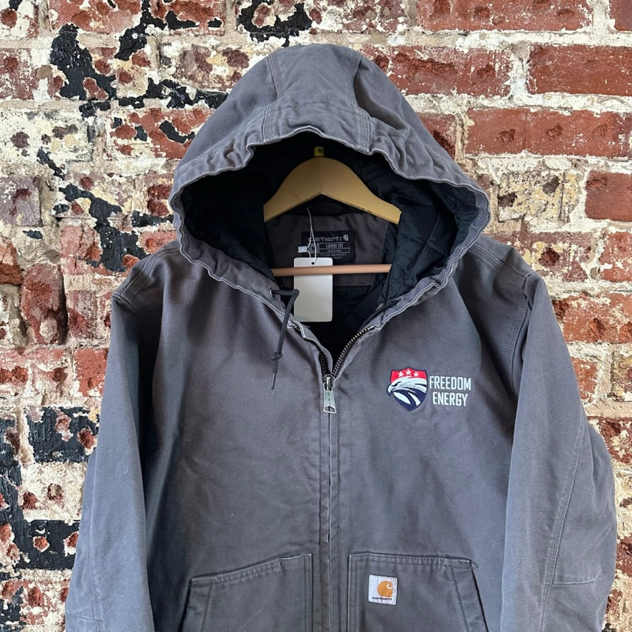 Carhartt J130 Mens Medium Gray Jacket
