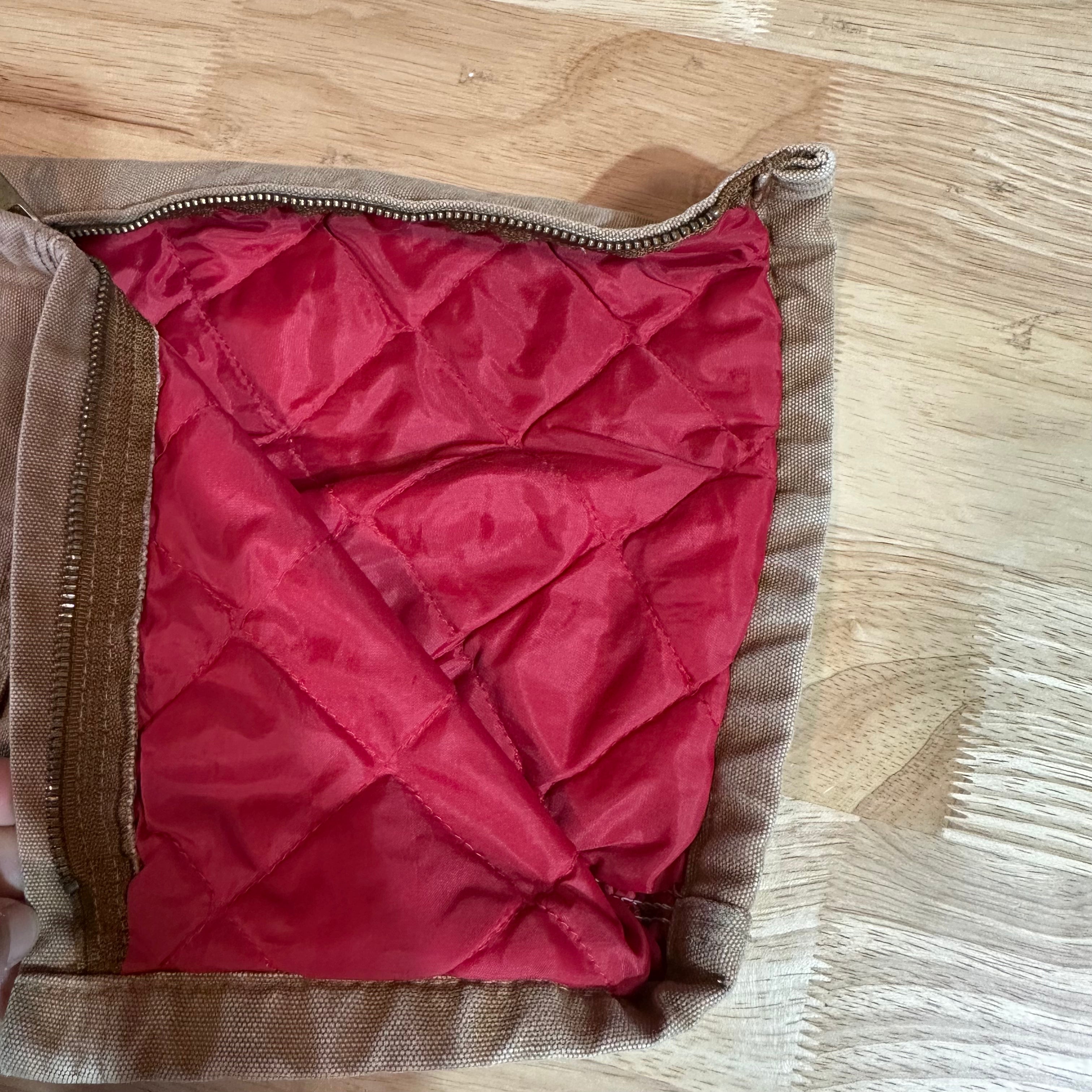 Vintage Carhartt Boy's Large Brown Bib Insulated Overalls Double Knee Farm Bibs