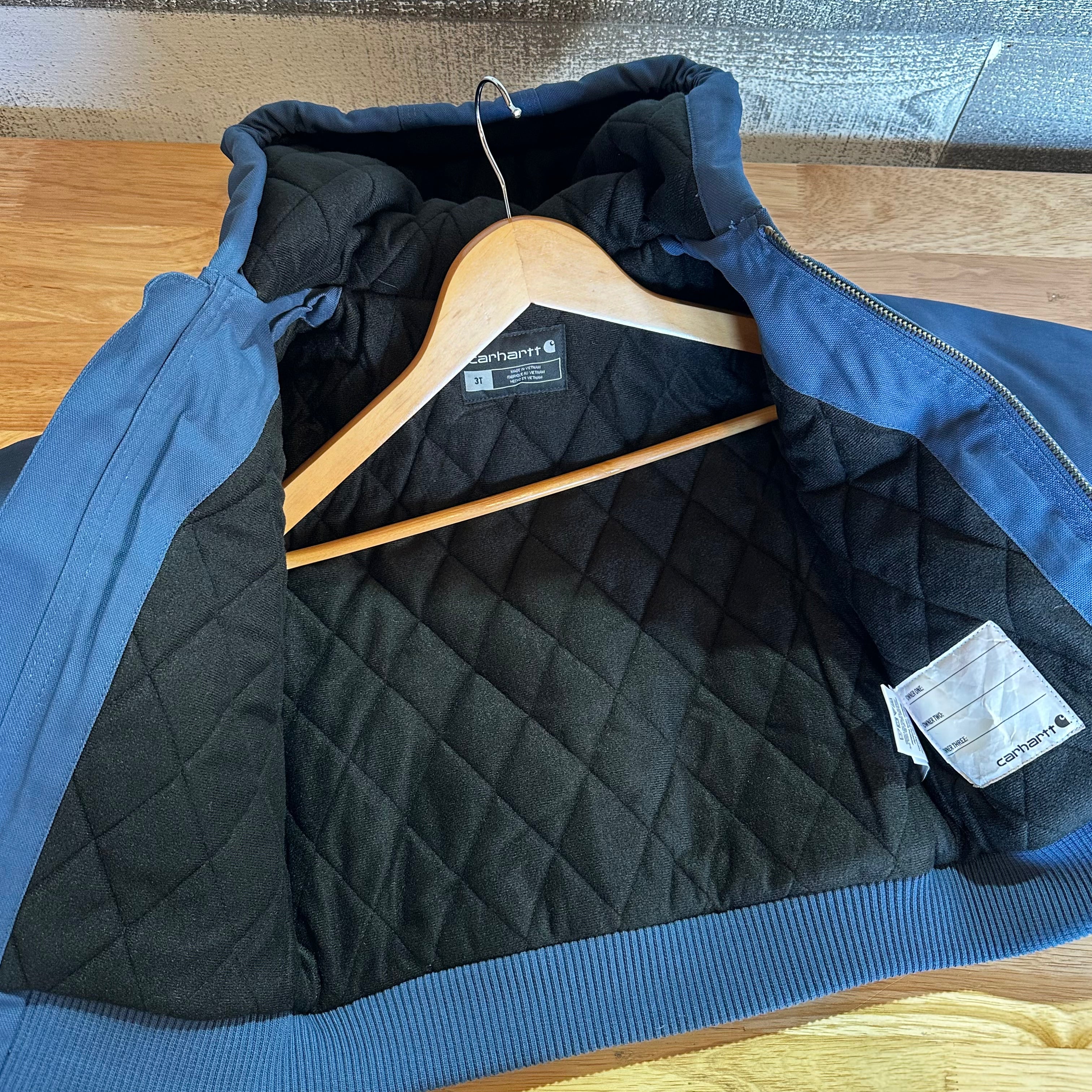 Carhartt Toddler Boys 3T Navy Blue Jacket NEW