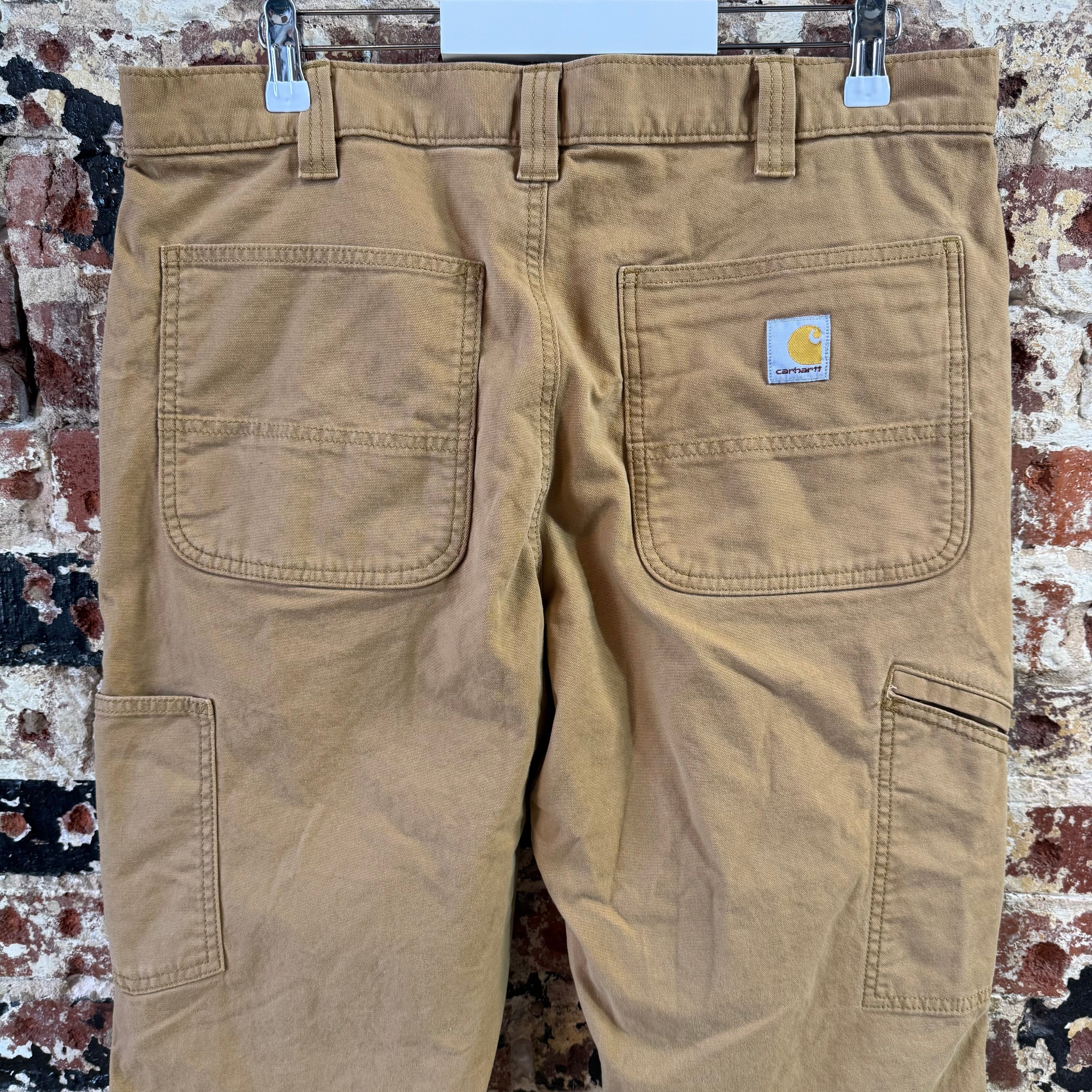 Carhartt Double Knee Brown Pants Mens 36x32
