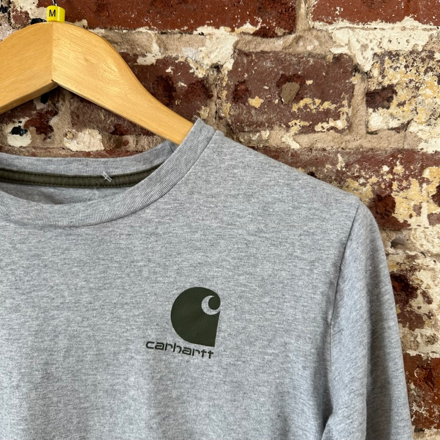 Carhartt Long Sleeve Gray T-Shirt Boys Medium