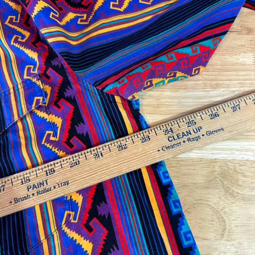 VTG Frontier Series Men's Large Aztec button up Shirt