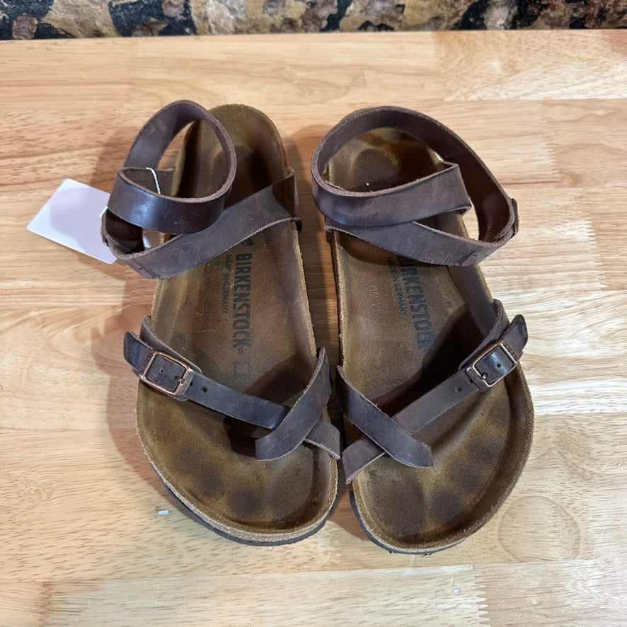 Birkenstock Womens 8.5 Brown Sandals