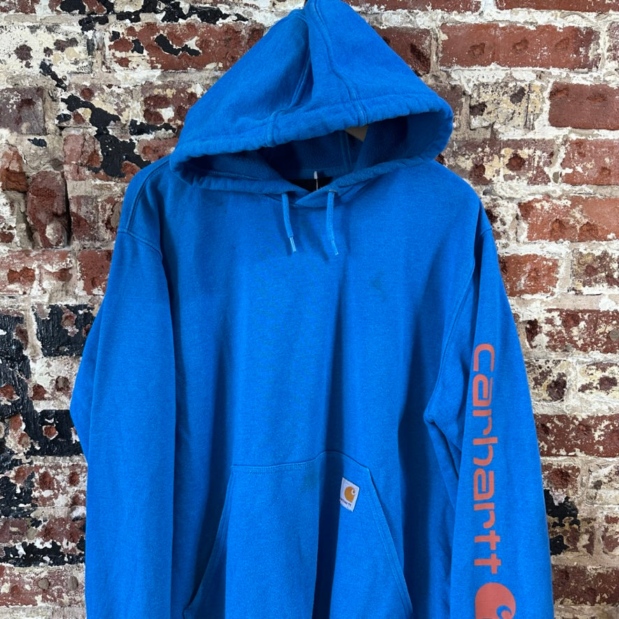 Carhartt Men's Large Blue Hoodie